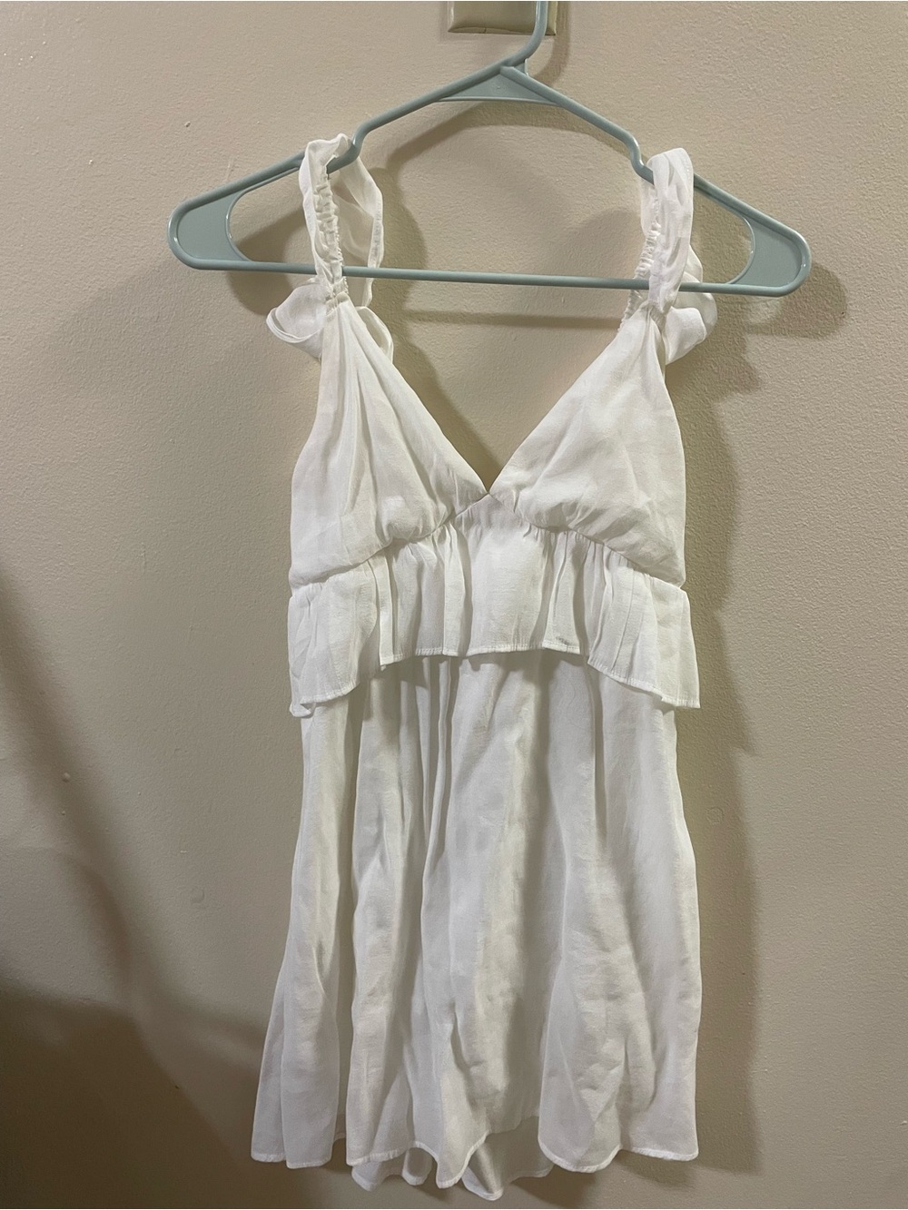 Women's White Soft Lightweight Dress